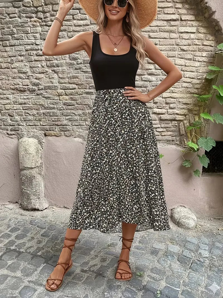 Bohemian Flowy Maxi Dress - Naomi