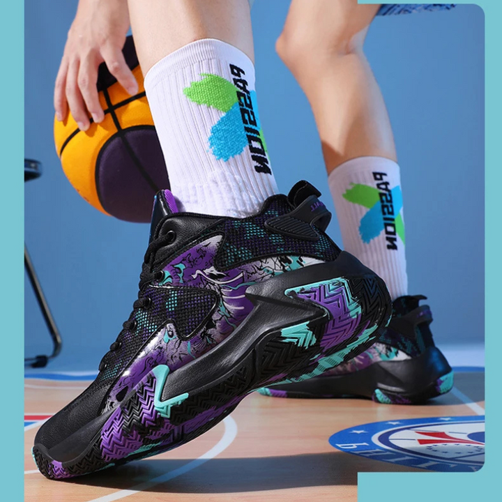 Bold Graphic Court Trainer - Seth