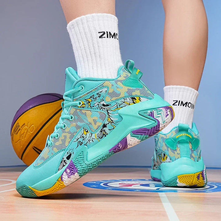 Bold Graphic Court Trainer - Seth