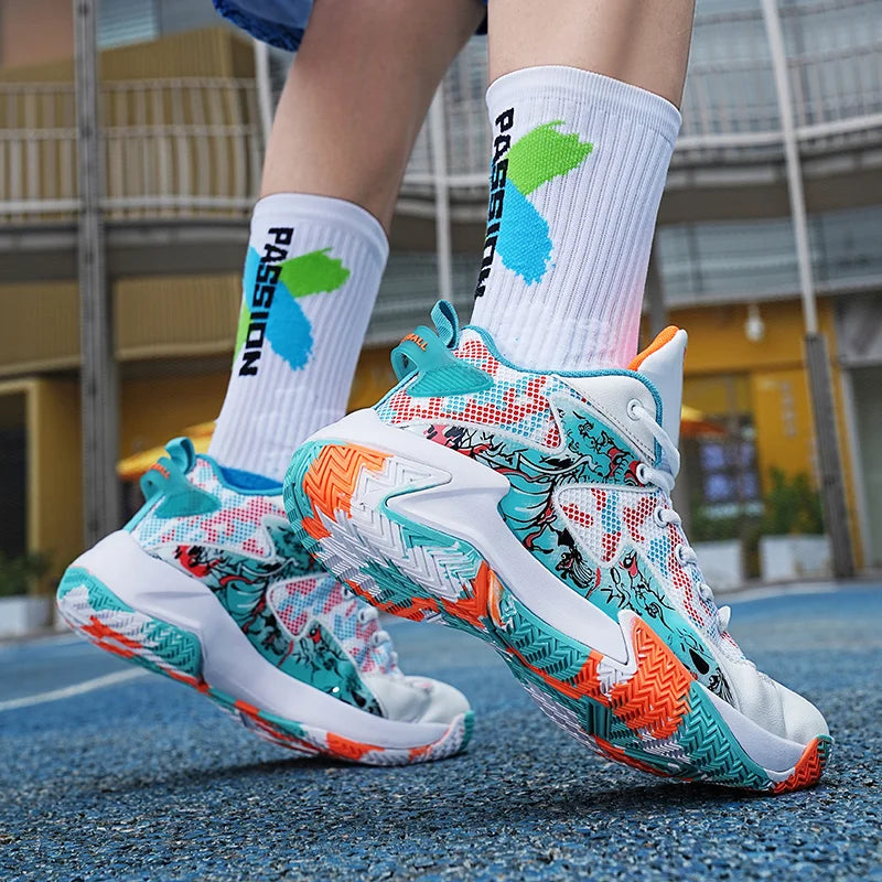 Bold Graphic Court Trainer - Seth