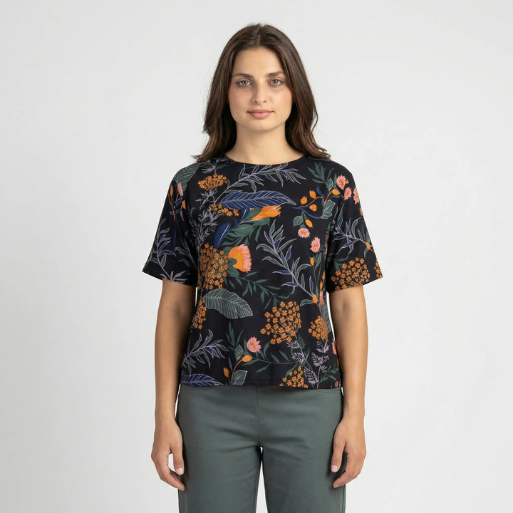 Botanisch Gemustertes Shirt - Josy