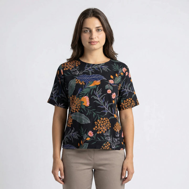 Botanisch Gemustertes Shirt - Josy