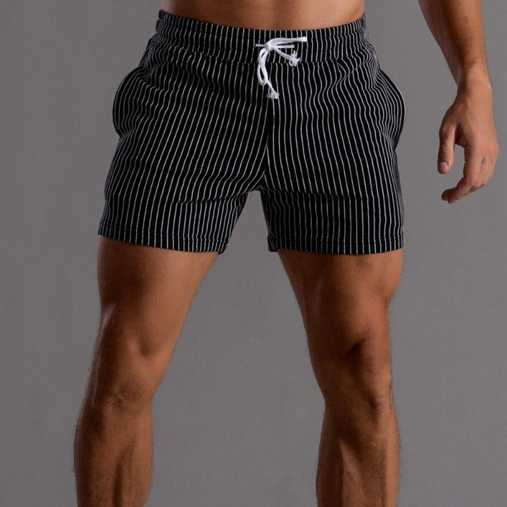 Sneldrogende & Stijlvolle Heren Zwemshorts van Ribstof-Polyester – Niko