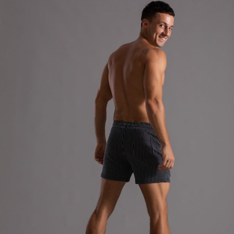 Sneldrogende & Stijlvolle Heren Zwemshorts van Ribstof-Polyester – Niko