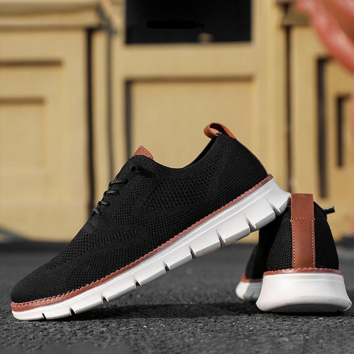 Breathable Lace-Up Men's Shoe In A Casual Style - Christopher