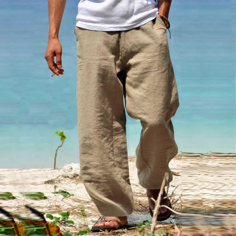 Breathable Wide-Leg Summer Trousers - Tyler