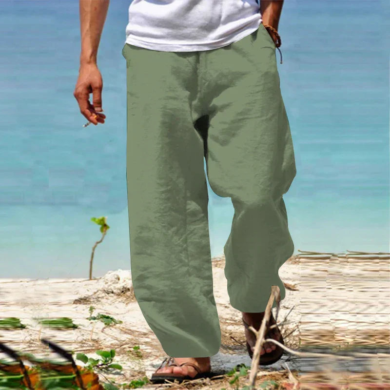 Breathable Wide-Leg Summer Trousers - Tyler