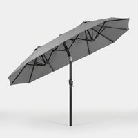 Brede Dubbele Parasol - Shadevia