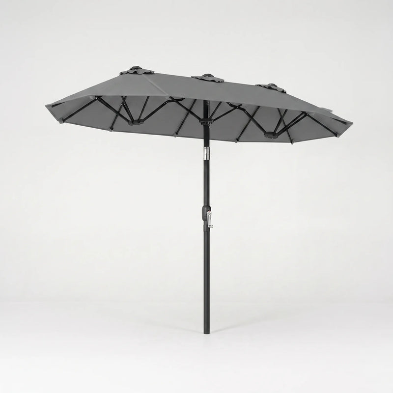 Brede Dubbele Parasol - Shadevia