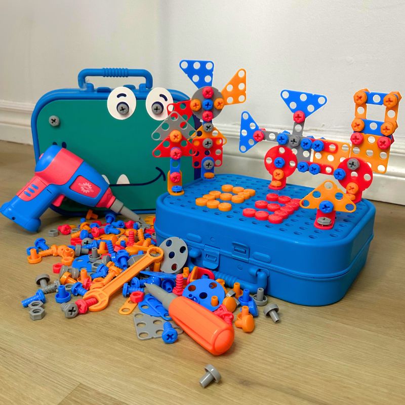 Portable Building Case for Children - BuildiBox