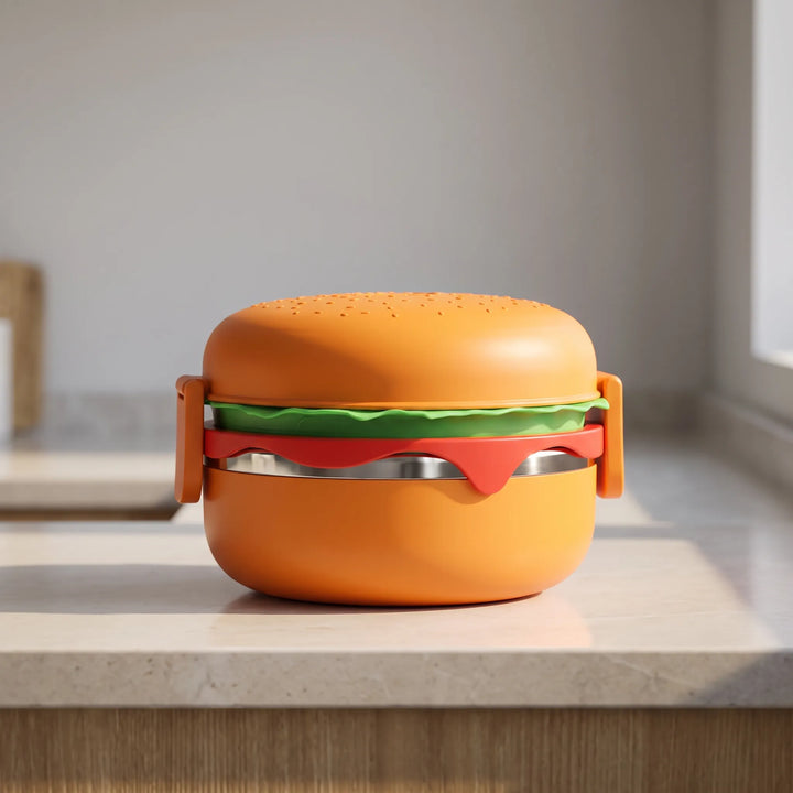 Broodtrommel In De Vorm Van Een Hamburger - Zestbin