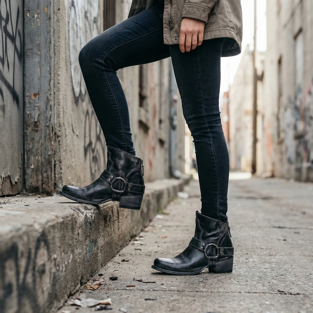 Buckle Detail Ankle Boot - Jodi