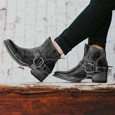 Buckle Detail Ankle Boot - Jodi