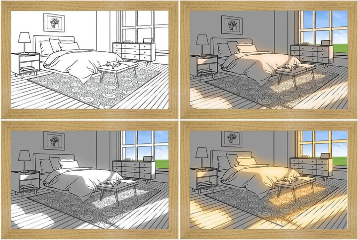 LED Illuminated Painting – Luminza