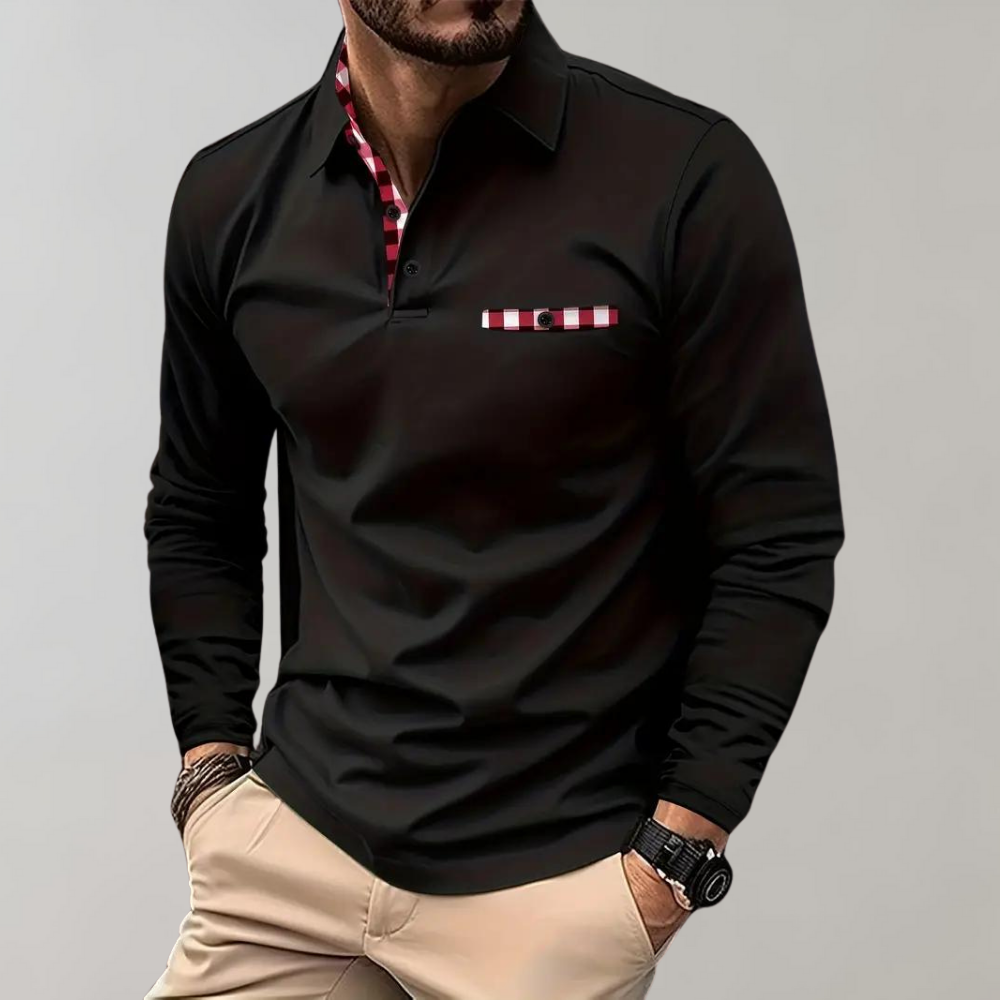 Heren T-shirt met Lange Mouwen - Finn
