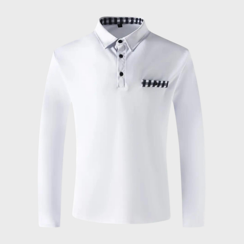 Heren Polo met Lange Mouwen - Oliver