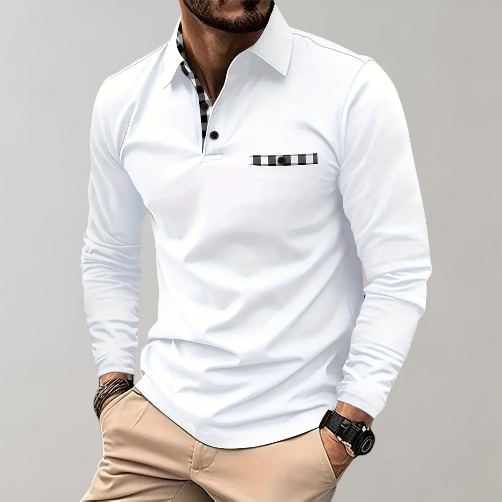 Heren T-shirt met Lange Mouwen - Finn