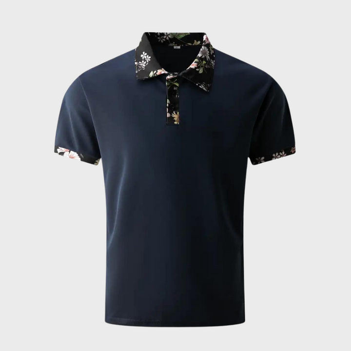 Men's Polo with Subtle Print - Noah