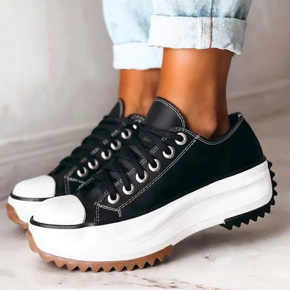 Modne sneakersy na platformie dla kobiet - Nova
