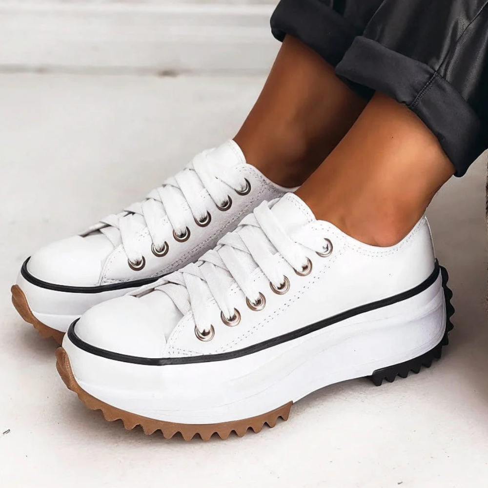 Modne sneakersy na platformie dla kobiet - Nova