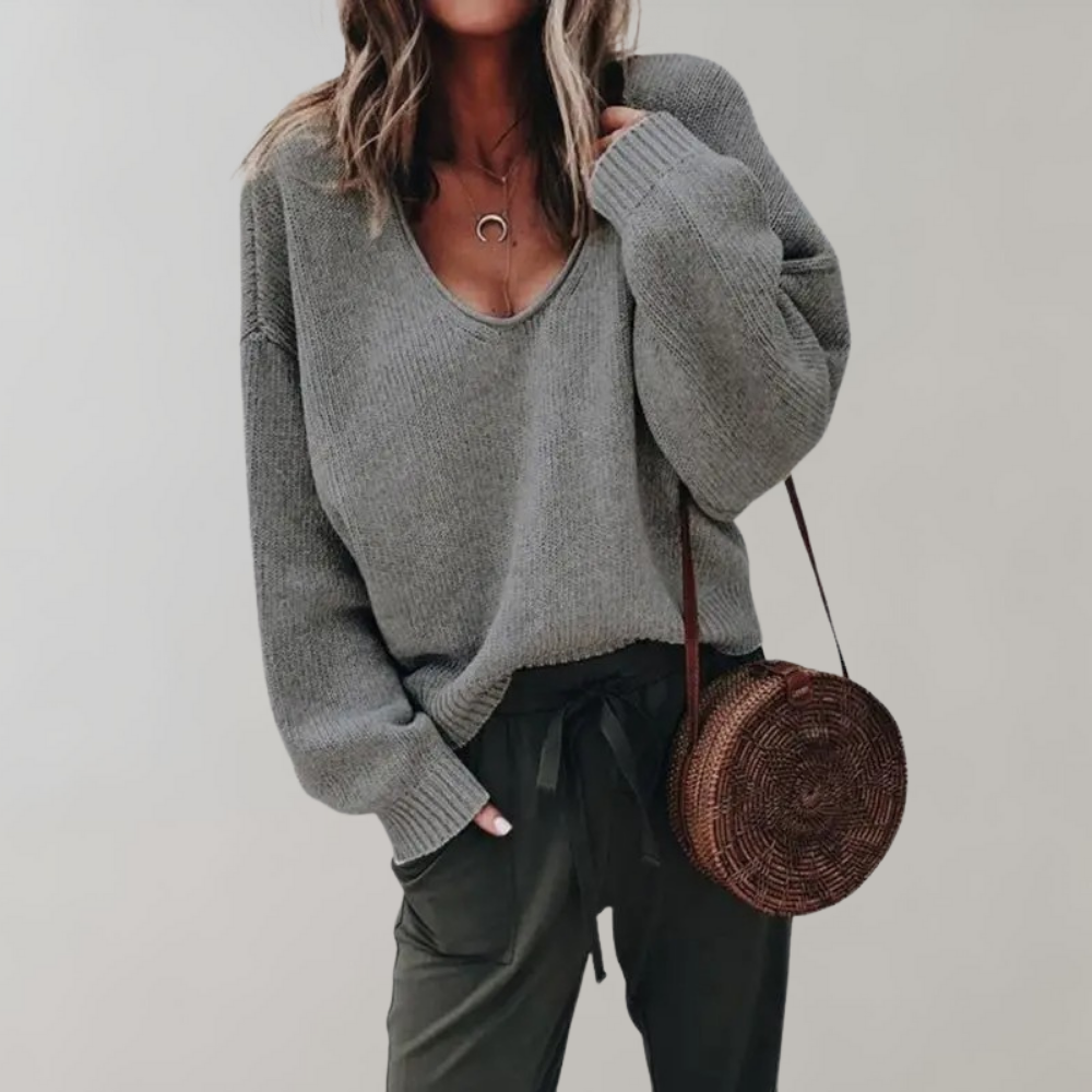 Casual Knitted Women's Sweater - Mila