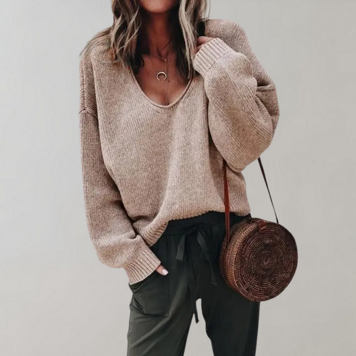 Casual Knitted Women's Sweater - Mila