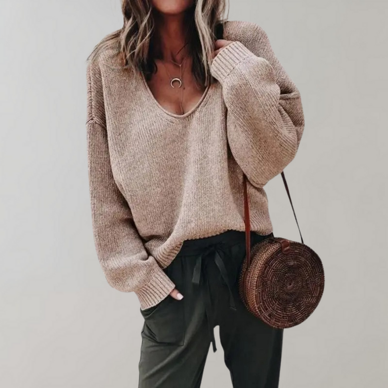 Casual Knitted Women's Sweater - Mila