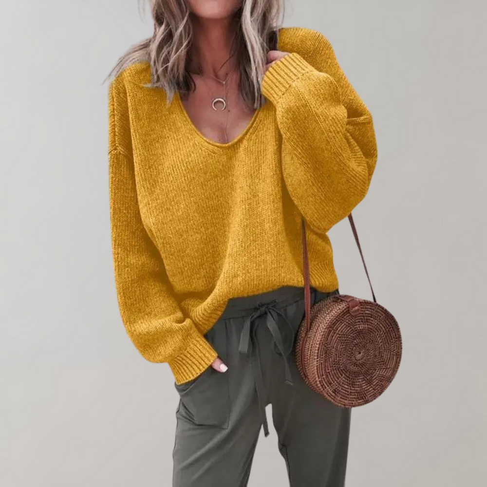 Casual Knitted Women's Sweater - Mila