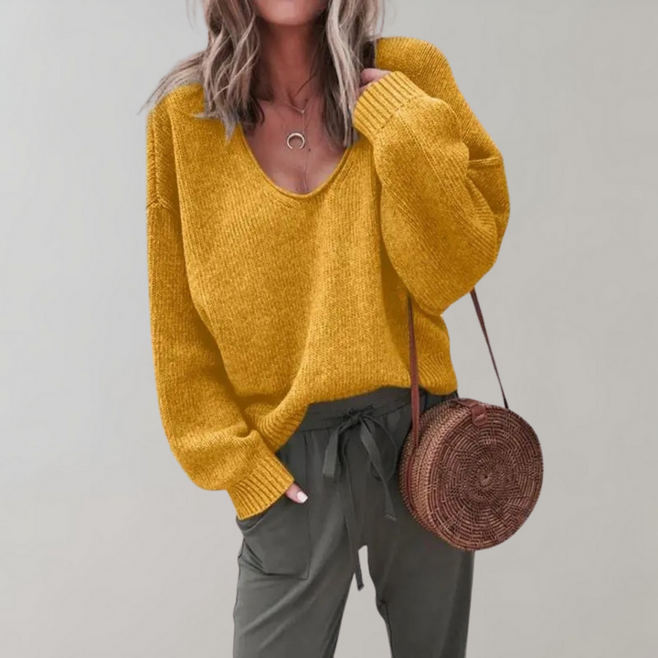 Casual Knitted Women's Sweater - Mila