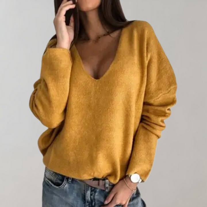Ademende damski sweter - Skye