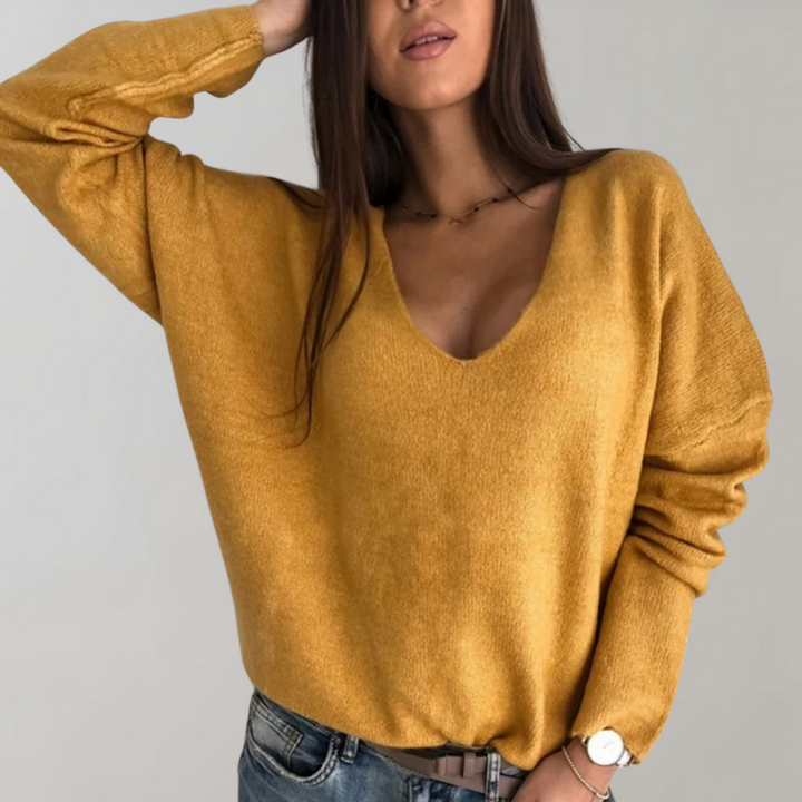 Ademende damski sweter - Skye