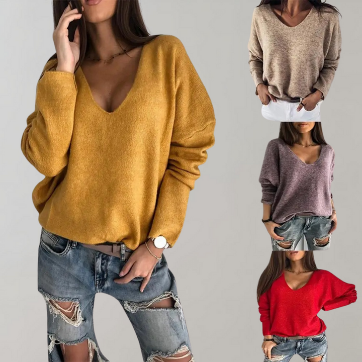 Ademende damski sweter - Skye