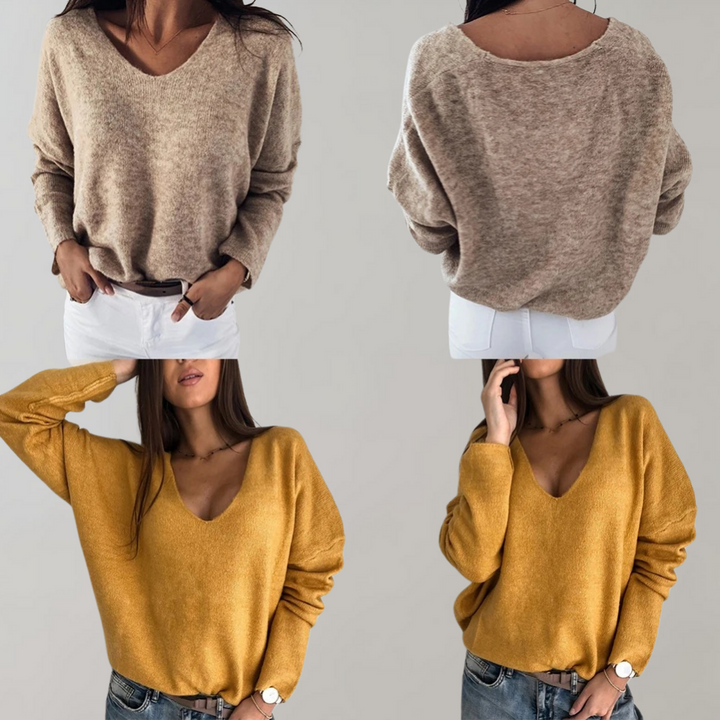 Ademende damski sweter - Skye