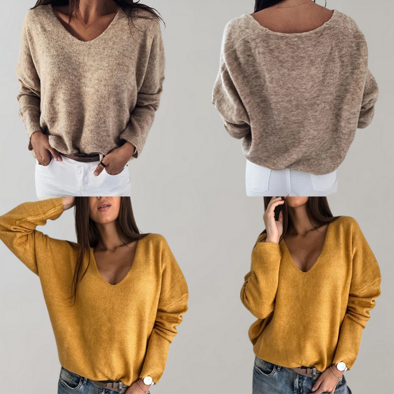 Ademende damski sweter - Skye