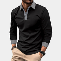 Casual Herenpolo met Lange Mouwen - Finn