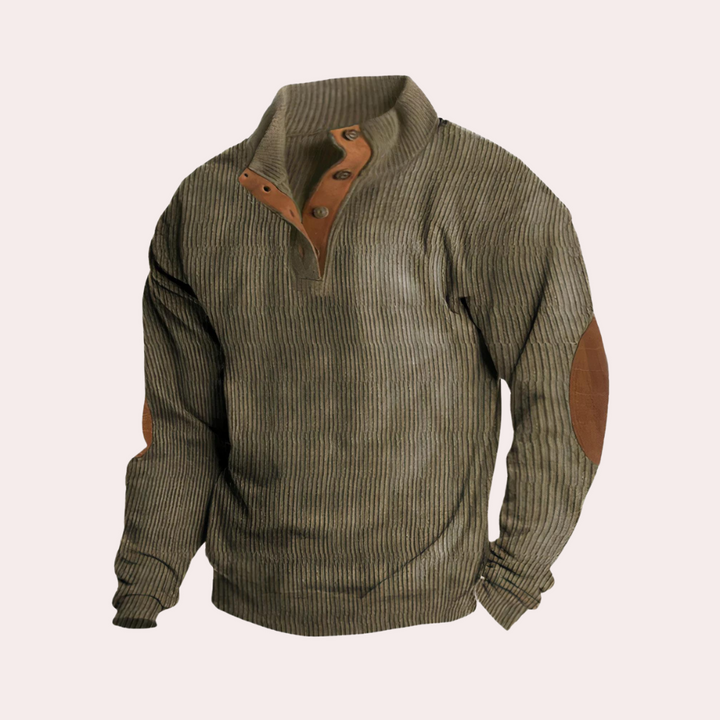 Comfortable Corduroy Sweater for Men - Milan