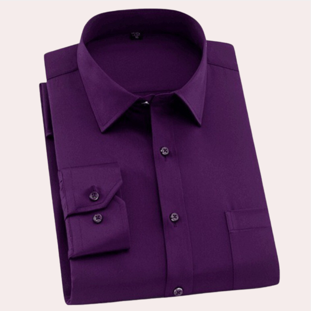 Wrinkle-Free Stretch Men's Shirt - Vince