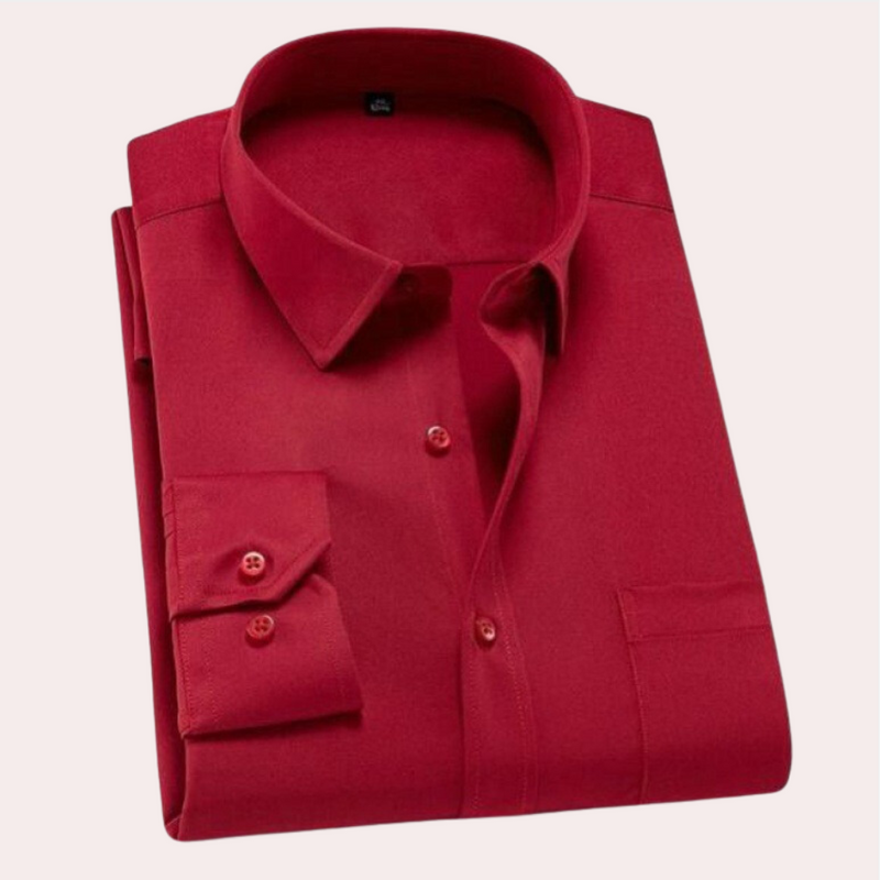 Wrinkle-Free Stretch Men's Shirt - Vince