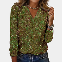 Louaya - Elegant Women's Top with Glitter