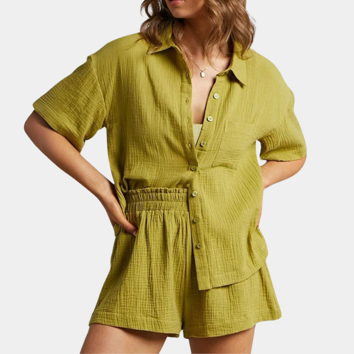Comfortable Two-Piece Women's Summer Set – Liora