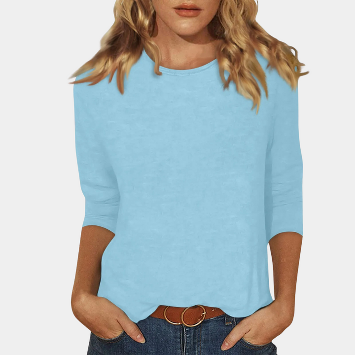 Trendy Women's Long-Sleeve Shirt - Livia