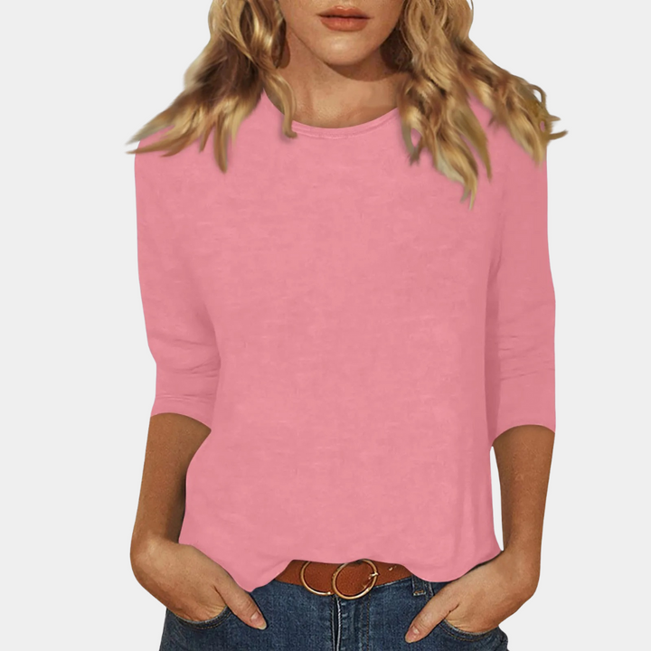 Trendy Women's Long-Sleeve Shirt - Livia