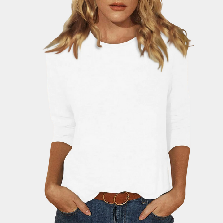 Trendy Women's Long-Sleeve Shirt - Livia