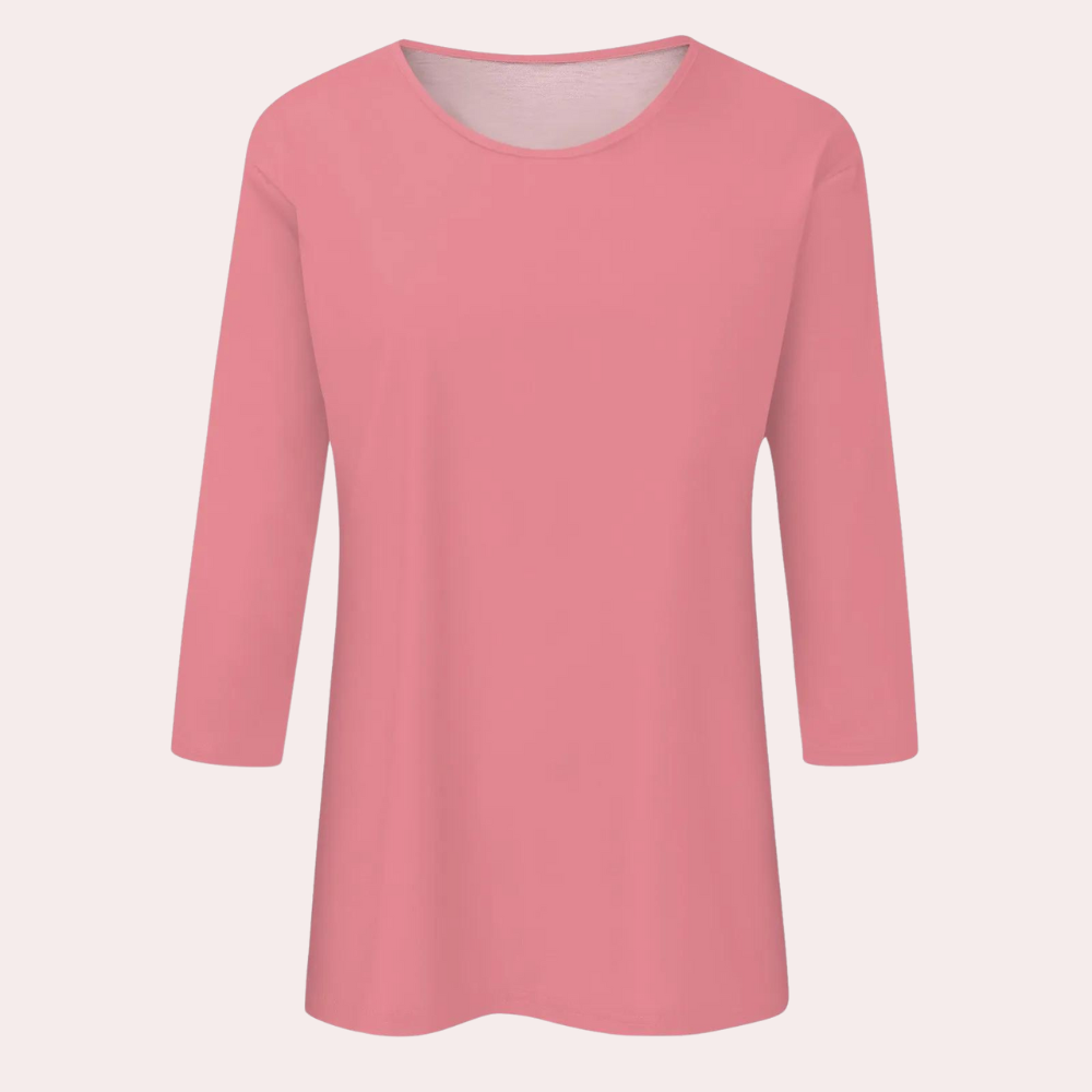 Trendy Women's Long-Sleeve Shirt - Livia