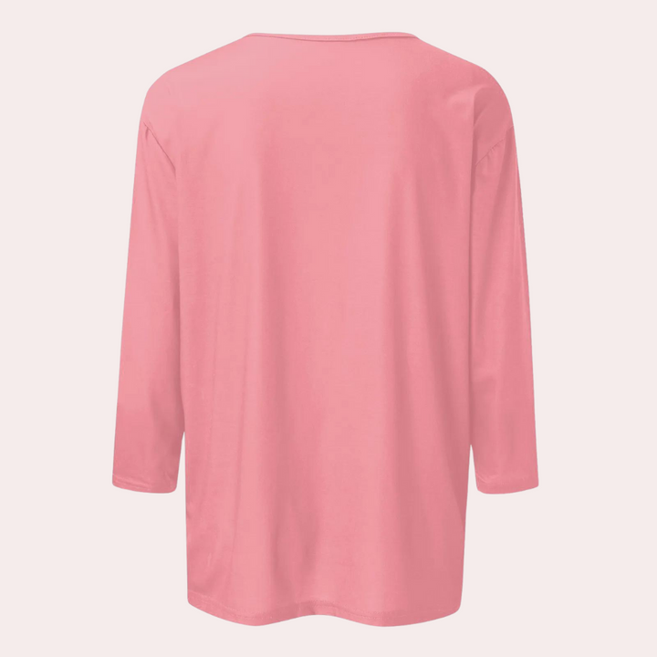 Trendy Women's Long-Sleeve Shirt - Livia