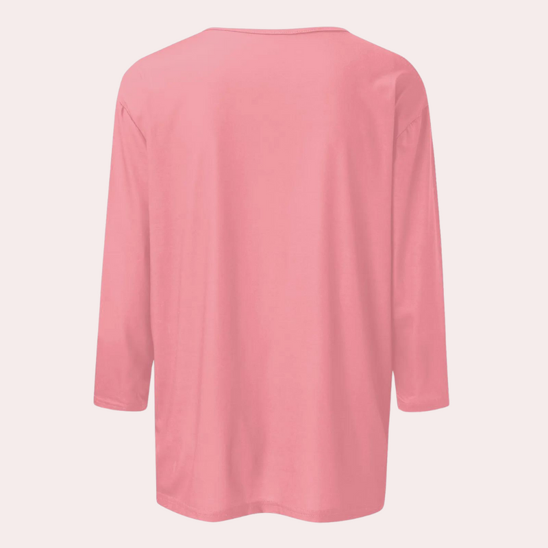 Trendy Women's Long-Sleeve Shirt - Livia