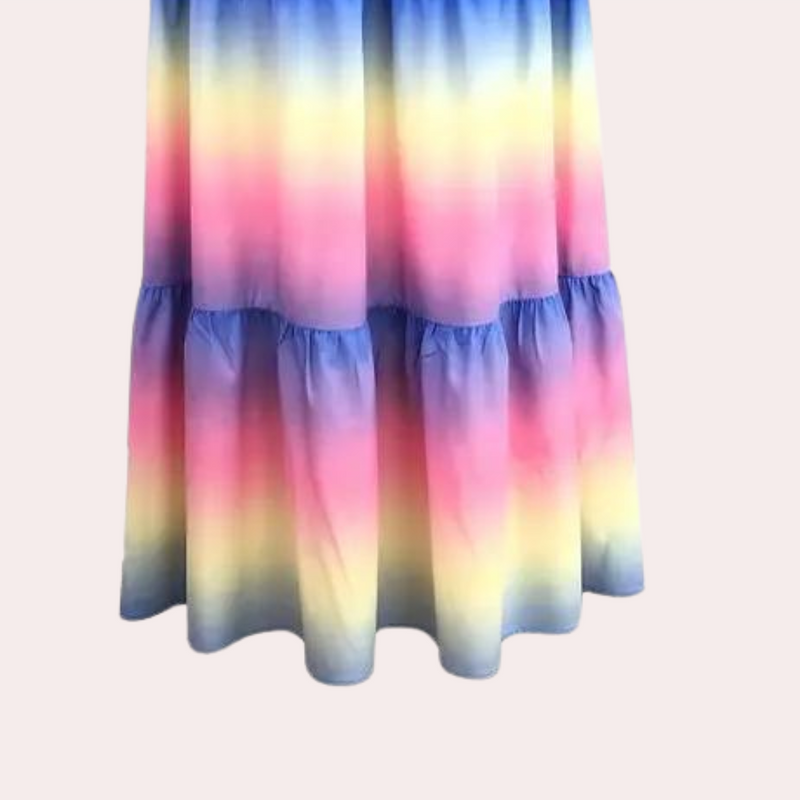 Off-Shoulder Layered Summer Dress – Noémie