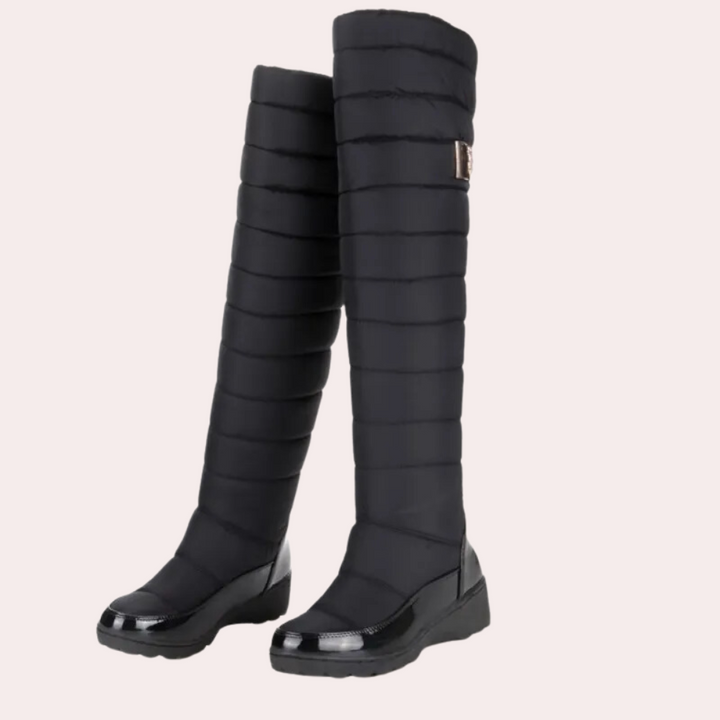 Warme Overknee Laarzen met Tijdloze Stijl - Sofia