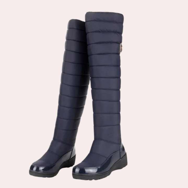 Warme Overknee Laarzen met Tijdloze Stijl - Sofia