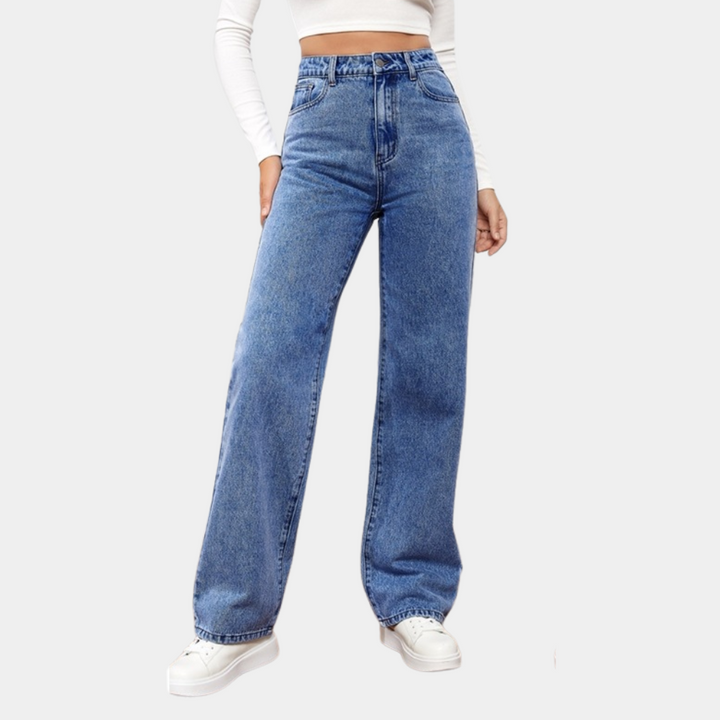 High Waist Baggy Women's Jeans – Elara